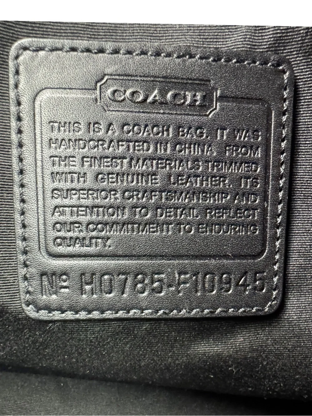 Coach Black Signature C Y2K F10945 Jacquard Soho Hobo Crossbody Bag